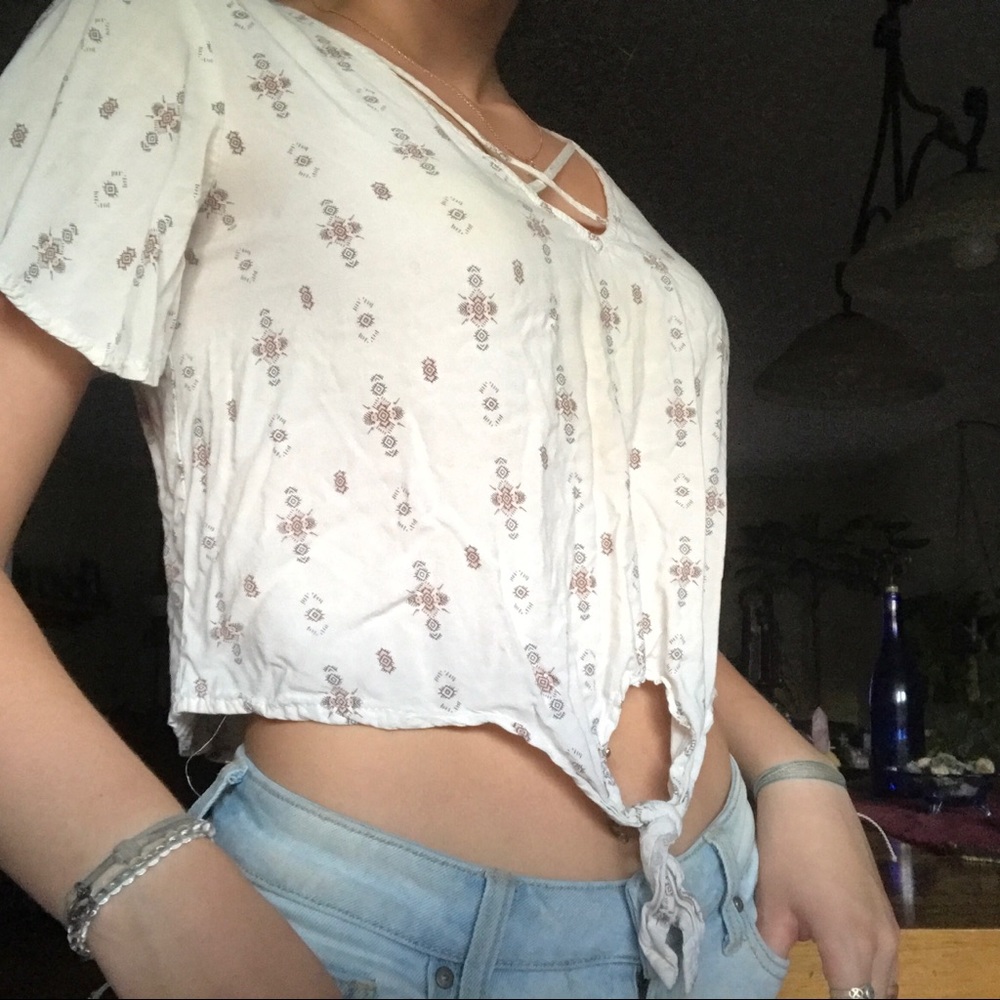 cute cropped shirt